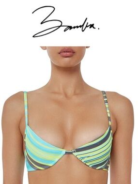 BAMBA Swim Bella Bra in Pink Leopard